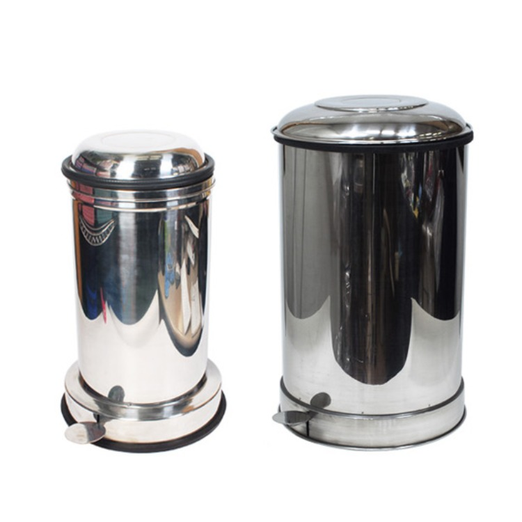 스텐레스페달휴지통(20L/50L)/스텐페달쓰레기통/폐달휴지통 리뷰 이미지 1