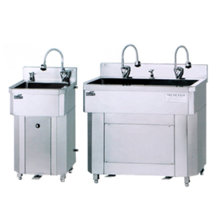[하인스]페달식손세정대/실내세면대/손세척대/손세정대(사각볼)/haccp 리뷰 이미지 1
