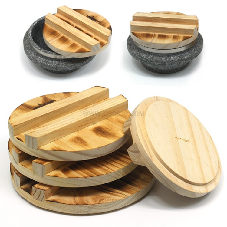 여미온 木 돌솥뚜껑 15cm/16cm/18cm/20cm/22cm 리뷰 이미지 1