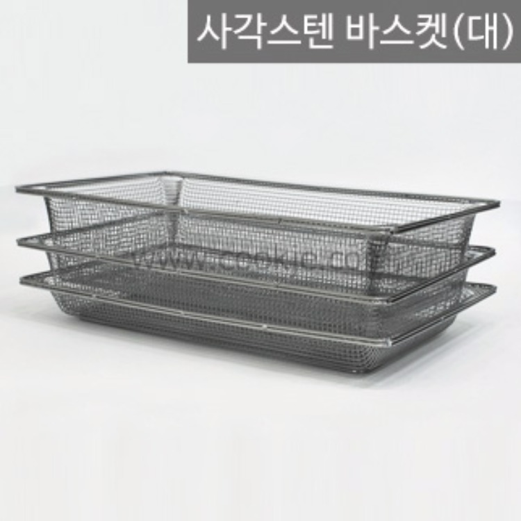 스텐바스켓(대/1호,2호,3호)/스텐망소쿠리/튀김바구니/바스켓/밧드망바구니/밧드바스켓/받드바스켓/드레인 리뷰 이미지 1