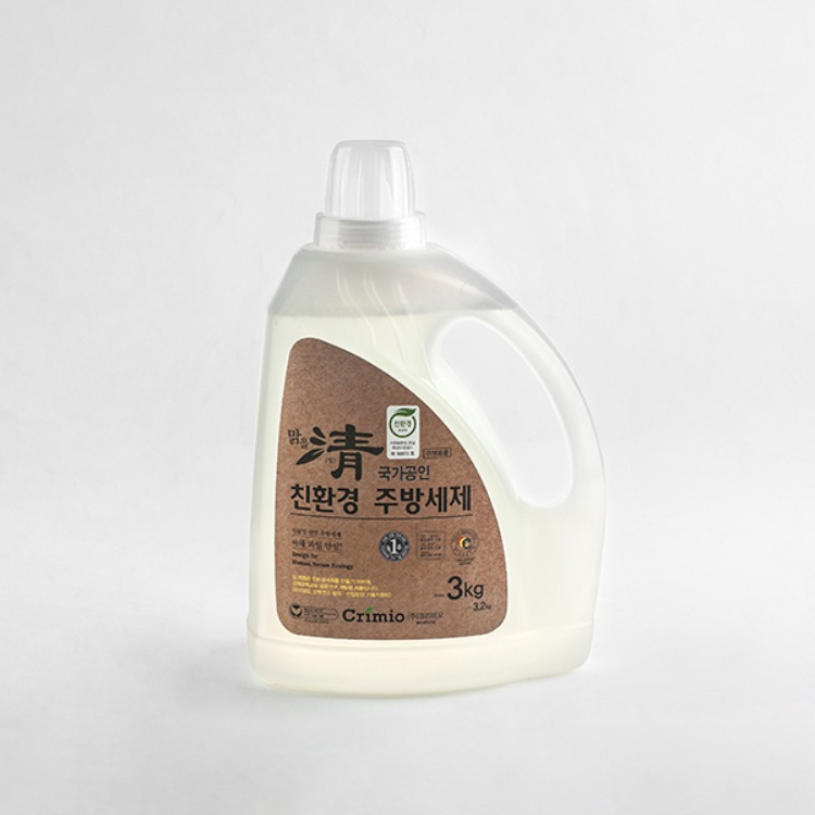 크리미오 맑을청 친환경 주방세제(3kg)/주방세제 리뷰 이미지 1