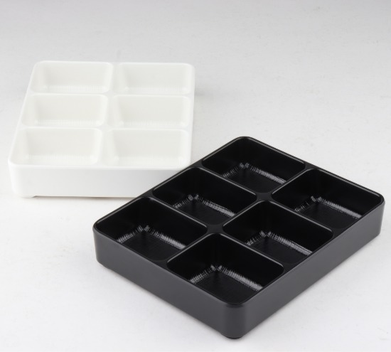 G-0649 그린메라민 매트 샤브통6절 접시 샤브트레이 고기 샤브샤브 찬합 g0649 리뷰 이미지 1