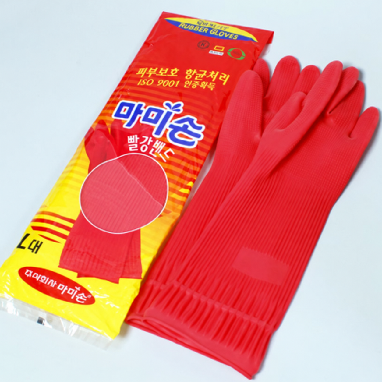 마미손 빨강밴드 고무장갑(대L) 리뷰 이미지 1