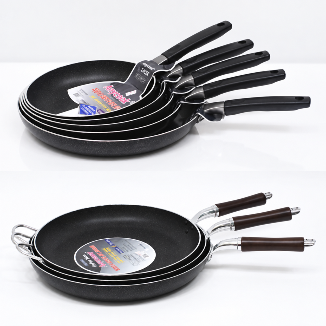 애니쿡 논스틱 4중코팅 후라이팬 24~40cm/보조손잡이 후라이팬/업소용 후라이팬/대형후라이팬/4중코팅 리뷰 이미지 1